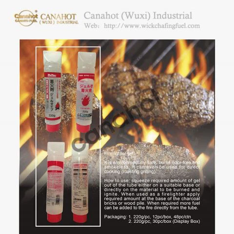 আউটসাইড কেটারিং এর জন্য মেথানল ইগনিশন জেল (ফায়ার লাইটার)